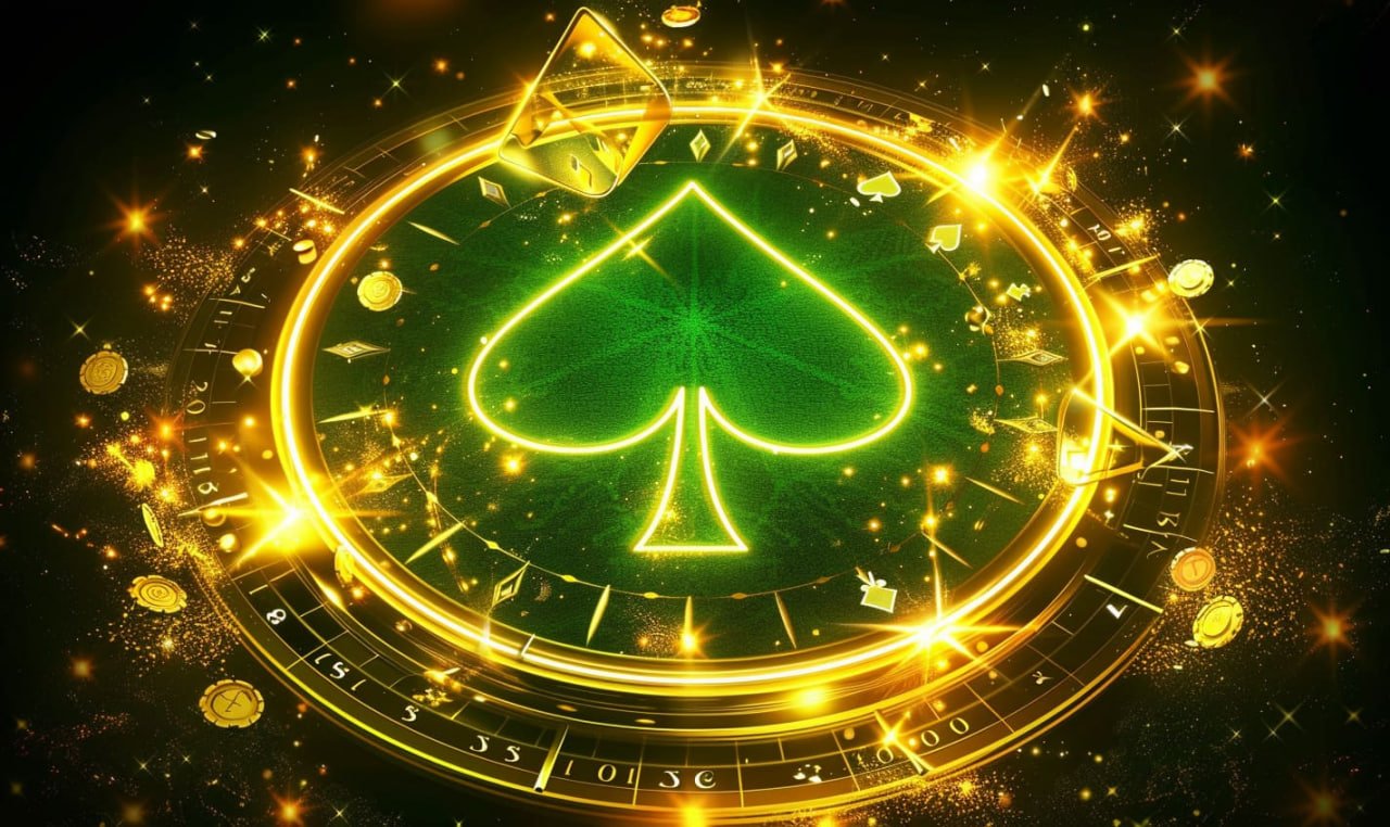 Colorful gemstones and golden prize visuals from app 10 Gemstone Gold